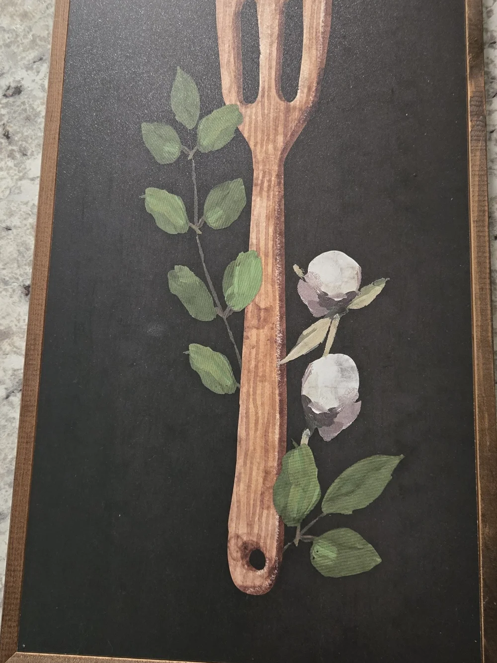Hobby Lobby Black Botanical Kitchen Spoon & Spatula Wall Art